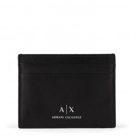 аксесоари,на,разпродажба,armani,exchange,corporate,logo,cardholder,black,00020