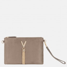Valentino Womens Divina Faux Leather Clutch Bag - Taupe valentino,women,s,divina,faux,leather,clutch,bag,taupe