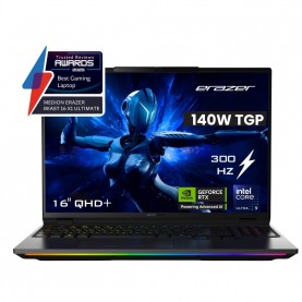 Medion Erazer Beast 16 X1 Ultimate RTX 5070Ti 16 Inch Laptop - Intel Core Ultra 9 290HX 32GB 1TB SSD - Black medion,erazer,beast,16,x1,ultimate,rtx,5070ti,16,inch,laptop,intel,core,ultra,9,290hx,32gb,1tb,ssd,black
