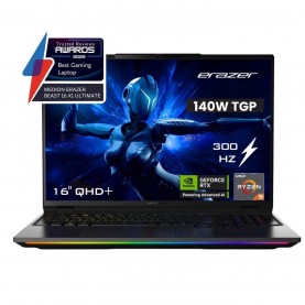 Medion Erazer Beast 16 X1 Ultimate RTX 5070Ti 16 Inch Laptop - AMD Ryzen 9 8940HX 32GB 1TB SSD - Black medion,erazer,beast,16,x1,ultimate,rtx,5070ti,16,inch,laptop,amd,ryzen,9,8940hx,32gb,1tb,ssd,black