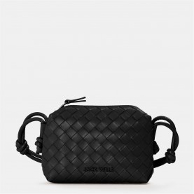 Чанта Jack Wills Woven crossbody Bag - Black чанта,всички,чанти,дамски,летни,чанти,и,портмонета,аксесоари,на,разпродажба,jack,wills,woven,crossbody,bag,black