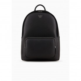 раница,всички,чанти,аксесоари,на,разпродажба,emporio,armani,men's,regenerated,saffiano,leather,round,backpack,black