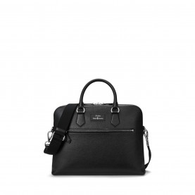 чанта,аксесоари,на,разпродажба,polo,ralph,lauren,pebble,leather,commuter,laptop,bag,black