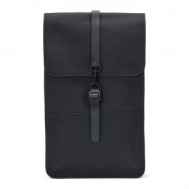 раница,всички,чанти,аксесоари,на,разпродажба,rains,classic,flap,magnetic,closure,backpack,black,01