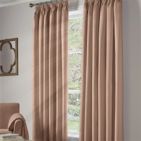 Alan Symonds Plain 95pct. Blackout Pencil Pleat Taped Top Curtains - Pink alan,symonds,plain,95pct.,blackout,pencil,pleat,taped,top,curtains,pink