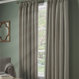Alan Symonds Plain 95pct. Blackout Pencil Pleat Taped Top Curtains - Silver alan,symonds,plain,95pct.,blackout,pencil,pleat,taped,top,curtains,silver