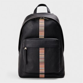 всички,чанти,paul,smith,leather,backpack,black