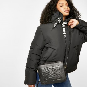 Чанта Biba Leather Rachel Cross Body Bag - Black чанта,дамски,къси,панталони,biba,leather,rachel,cross,body,bag,black