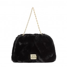 всички,чанти,biba,biba,faux,fur,clutch,black