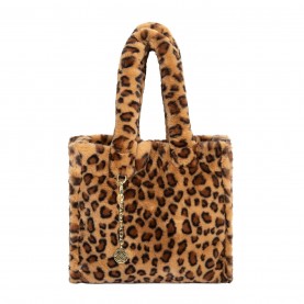 всички,чанти,biba,biba,faux,fur,tote,bag,leopard