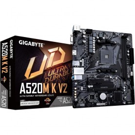 Gigabyte Technology Gigabyte A520M K V2 Motherboard - Black gigabyte,technology,gigabyte,a520m,k,v2,motherboard,black