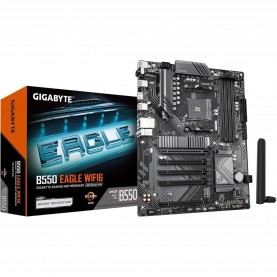 Gigabyte Technology GIGABYTE B550 Eagle WIFI6 AMD AM4 ATX Motherboard - Black gigabyte,technology,gigabyte,b550,eagle,wifi6,amd,am4,atx,motherboard,black
