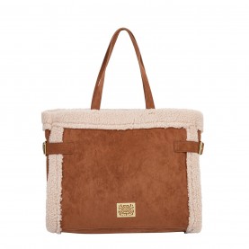 всички,чанти,biba,biba,faux,shearling,trim,tote,bag,tan