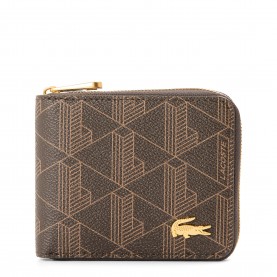 Портмоне Lacoste Mens Mono Leather Billfold Wallet - Brown T93 портмоне,lacoste,men,s,mono,leather,billfold,wallet,brown,t93