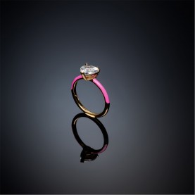 Chiara Ferragni Love Ring Ld99 - Yg/Pink аксесоари,на,разпродажба,chiara,ferragni,love,ring,ld99,yg,pink