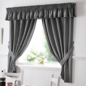 alan,symonds,gingham,kitchen,curtains,black