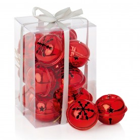 коледни,опаковки,и,декорации,аксесоари,на,разпродажба,premier,decorations,12pc,jingle,bells,54,red