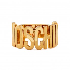 аксесоари,на,разпродажба,moschino,lettering,ring,gold,a0606