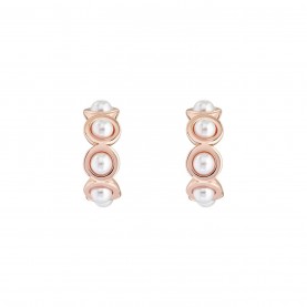бижутерия,ted,baker,pheona,pearl,bubble,hoop,earring,rose,gold,pearl