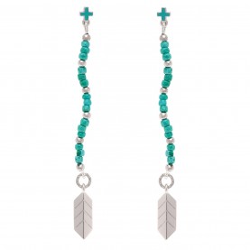 бижутерия,аксесоари,на,разпродажба,all,we,are,all,we,quilla,drop,ld99,silver,turquois