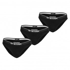 G Star Pepper 3Pk Brf Ld61 - Black бельо,за,училище,аксесоари,на,разпродажба,дамско,бельо,g,star,pepper,3pk,brf,ld61,black