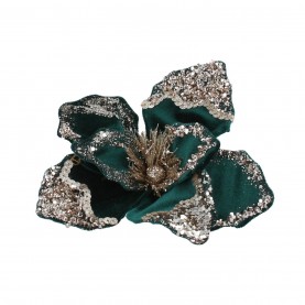 коледни,опаковки,и,декорации,аксесоари,на,разпродажба,gisela,graham,gisela,flower,clip,1,99,teal