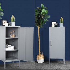 аксесоари,на,разпродажба,furniturer,storage,cabinet,with,3,fixed,shelves,dark,grey