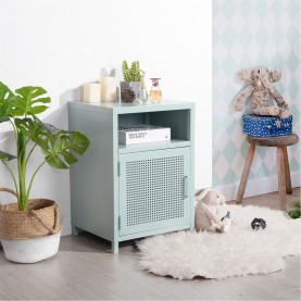 аксесоари,на,разпродажба,furniturer,storage,cabinet,with,perforated,door,and,open,shelf,39,x,35,x,56,cm,green