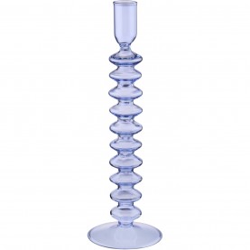 arti,casa,spiral,candle,holder,blue