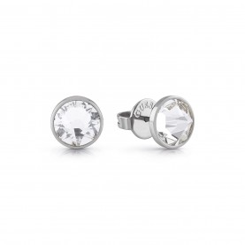 бижутерия,всички,коледни,подаръци,аксесоари,на,разпродажба,guess,men's,white,cubic,zirconia,stud,earrings,metallics