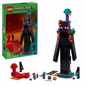 игри,и,технологии,всички,игри,и,играчки,lego,lego&#174;,minecraft&#174;,the,enderman,tower,toy,for,kids,gamer,gift,21279,enderman,tower