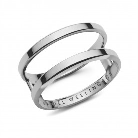 daniel,wellington,dual,stainless,steel,ring,l,1,2,silver