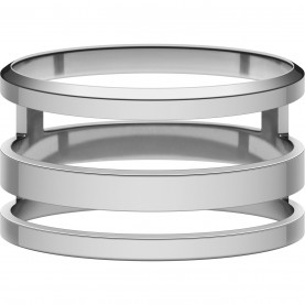 daniel,wellington,triad,stainless,steel,ring,silver