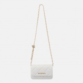 Дамска чанта Valentino Womens Ocarina Flap Crossbody Bag - BIANCO дамска,чанта,всички,чанти,аксесоари,на,разпродажба,valentino,women,s,ocarina,flap,crossbody,bag,bianco