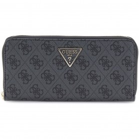 Портмоне Guess Laurel Zip-Around Wallet - Coal портмоне,всички,чанти,guess,laurel,zip,around,wallet,coal