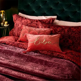 аксесоари,на,разпродажба,biba,biba,embellished,script,cushion,mineral,red