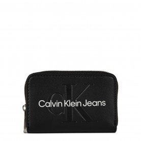портмоне,всички,чанти,calvin,klein,jeans,sculpted,zip,around,purse,black