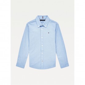 Риза с дълъг ръкав Tommy Hilfiger Boys Oxford Long Sleeve Shirt - Calm Blue C1S риза,с,дълъг,ръкав,tommy,hilfiger,boy,s,oxford,long,sleeve,shirt,calm,blue,c1s