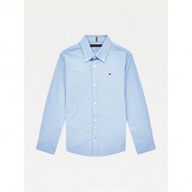риза,с,дълъг,ръкав,детски,облекла,tommy,hilfiger,boy's,oxford,long,sleeve,shirt,calm,blue,c1s