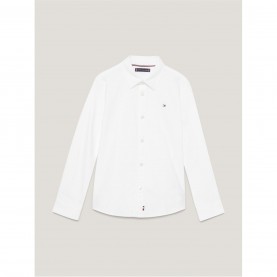 риза,с,дълъг,ръкав,детски,облекла,tommy,hilfiger,boy's,oxford,long,sleeve,shirt,white