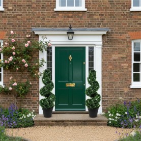 градина,/,на,открито,streetwize,pair,of,artificial,topiary,trees,solar,powered,twist,style,green