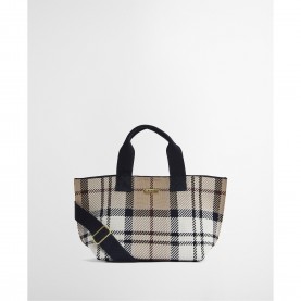 Barbour Womens Layla Tartan Mini Tote Bag - Rosewood Tart barbour,womens,layla,tartan,mini,tote,bag,rosewood,tart