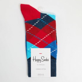 Happy Socks Argyle Pop - Blue чорапи,на,разпродажба,всички,чорапи,аксесоари,на,разпродажба,happy,socks,argyle,pop,blue