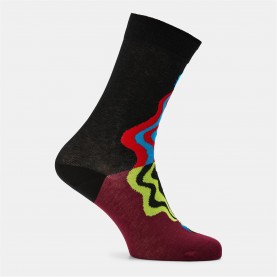 чорапи,на,разпродажба,всички,чорапи,happy,socks,double,clown,sk,99,black
