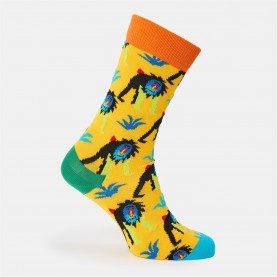 Happy Socks Monkey Sk 99 - Yellow чорапи,на,разпродажба,всички,чорапи,happy,socks,monkey,sk,99,yellow