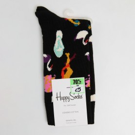 Happy Socks Park Sk Pop - Black чорапи,на,разпродажба,всички,чорапи,аксесоари,на,разпродажба,happy,socks,park,sk,pop,black
