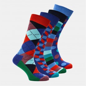 чорапи,на,разпродажба,всички,чорапи,happy,socks,strip,gift,4pk,99,green
