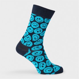 Happy Socks Twistd Smile Sk 99 - Navy чорапи,на,разпродажба,всички,чорапи,happy,socks,twistd,smile,sk,99,navy
