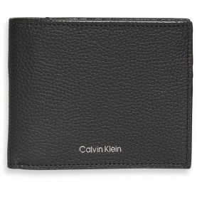 портмоне,портфейли,и,портмонета,мъжки,чанти,и,портмонета,аксесоари,на,разпродажба,calvin,klein,foil,embossed,bifold,leather,wallet,black