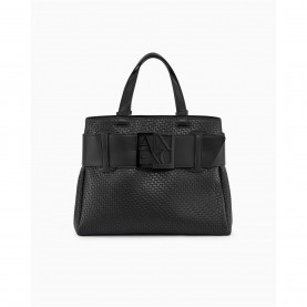 Пазарска чанта Armani Exchange SHOPPING BAG - Black пазарска,чанта,аксесоари,на,разпродажба,armani,exchange,shopping,bag,black